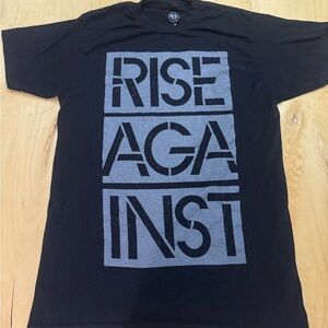 Rise Against Stencil Tee Shirt